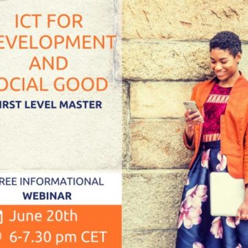 Master ICT for Development and Social Good 2018/2019