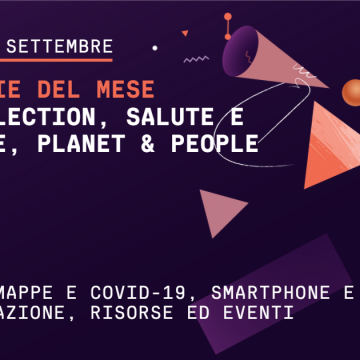 News di settembre: Data Collection, Call for Innovators, Planet & People