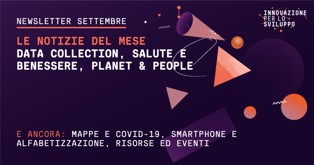 News di settembre: Data Collection, Call for Innovators, Planet & People