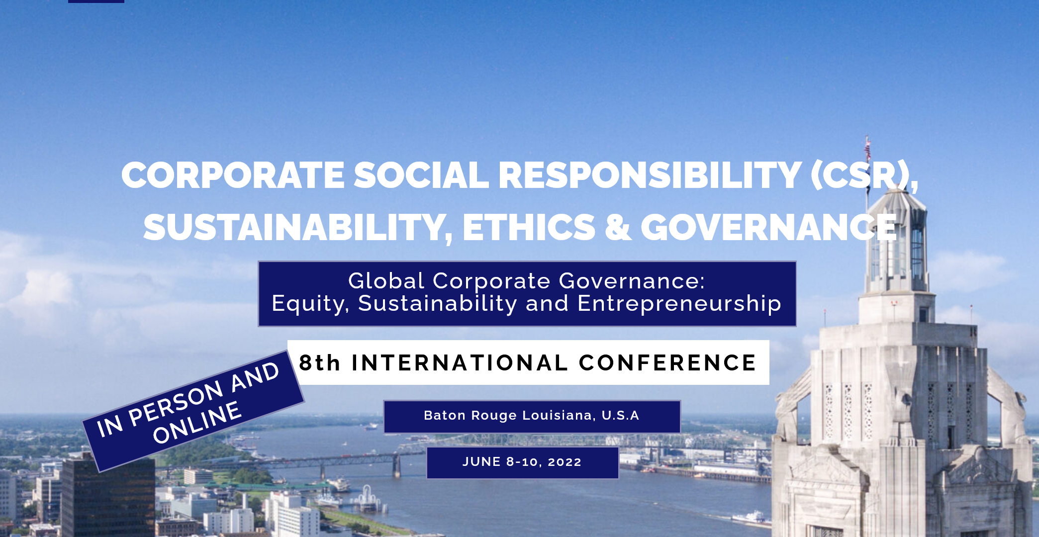 Global Corporate Governance: Equity, Sustainability and Entrepreneurship